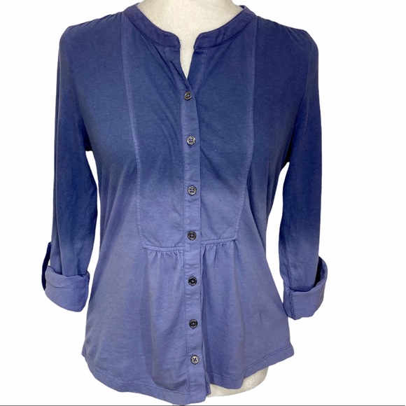 Prana Tops - Prana purple organic cotton linen Amber shirt